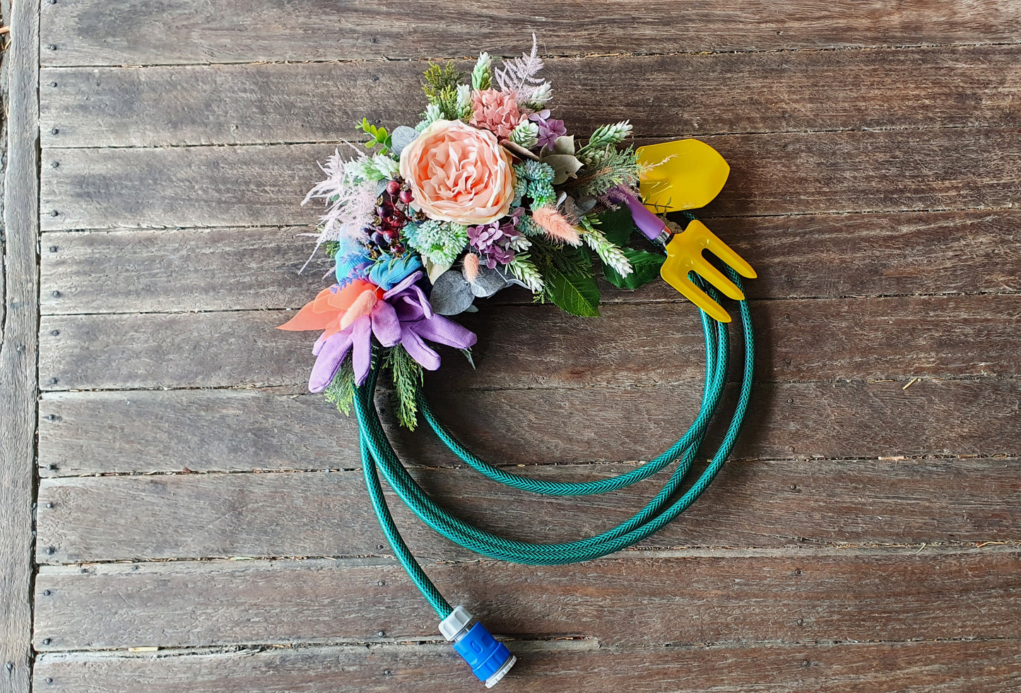 Mothers day garden wreath