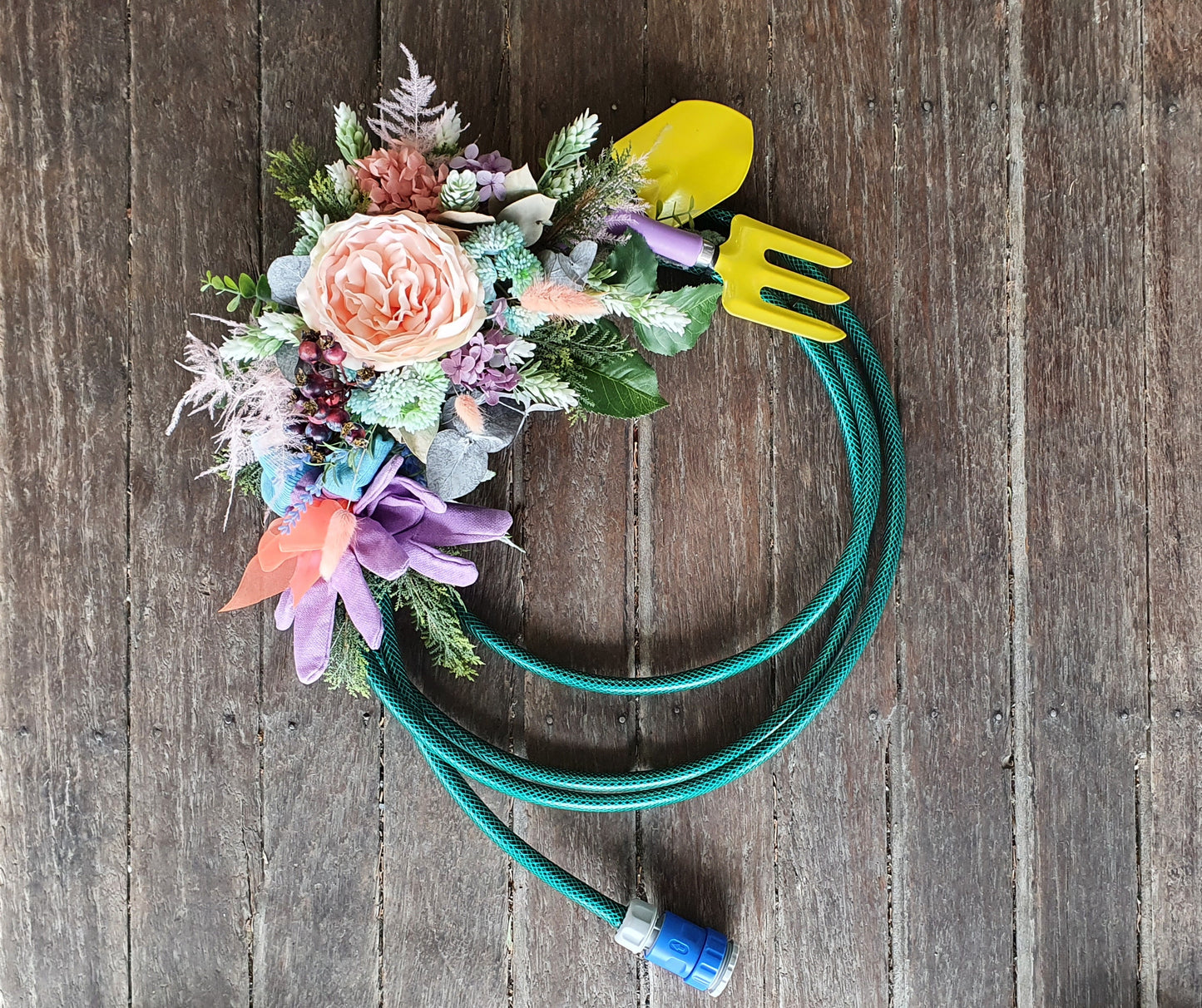 Mothers day garden wreath